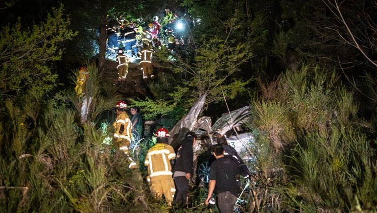 Un tremendo accidente en la montaña de San Martín de los Andesz.