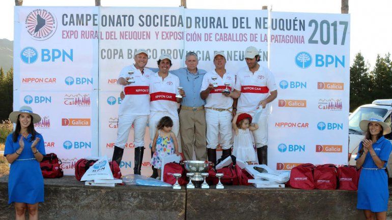 Collón Cura/BPN es el nuevo campeón de polo de Neuquén