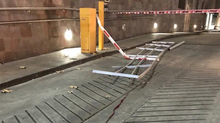 Un custodio de Lázaro Báez cayó de un segundo piso