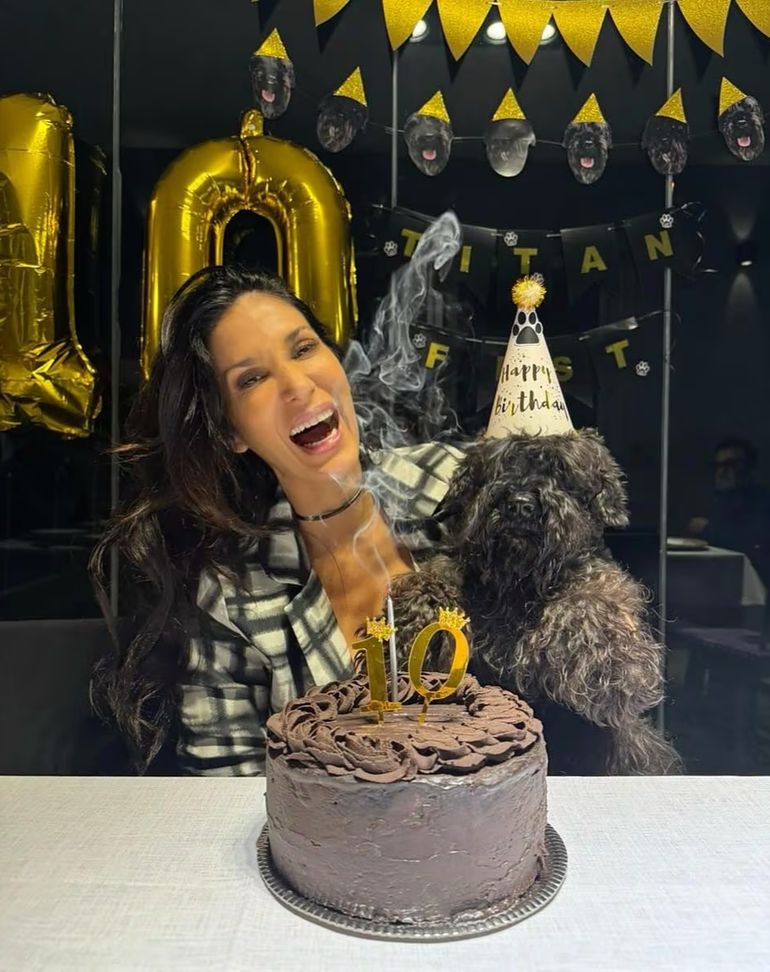 Titán y Silvina Escudero juntos Titán y Silvina Escudero juntos