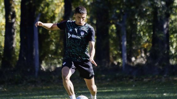 Matías Kucich será titular en el partido de este miércoles a las 20 en La Visera. Fotos: Anahí Cárdena&nbsp;