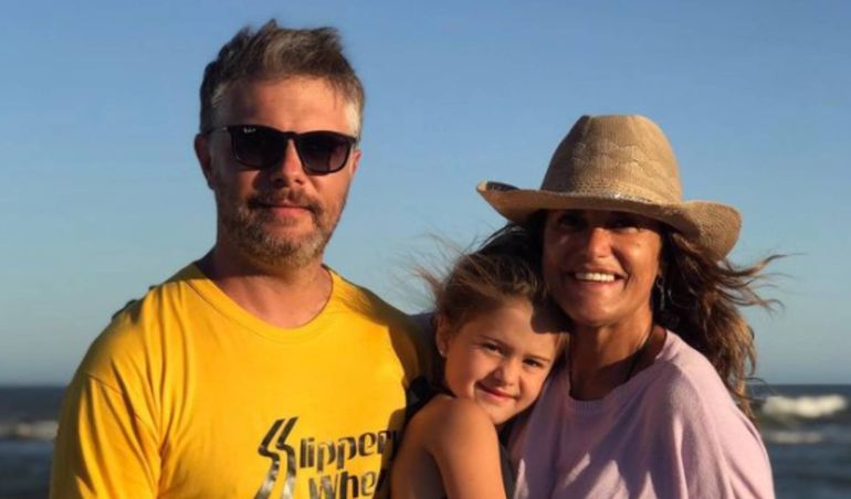 La familia de María Fernanda Callejón.