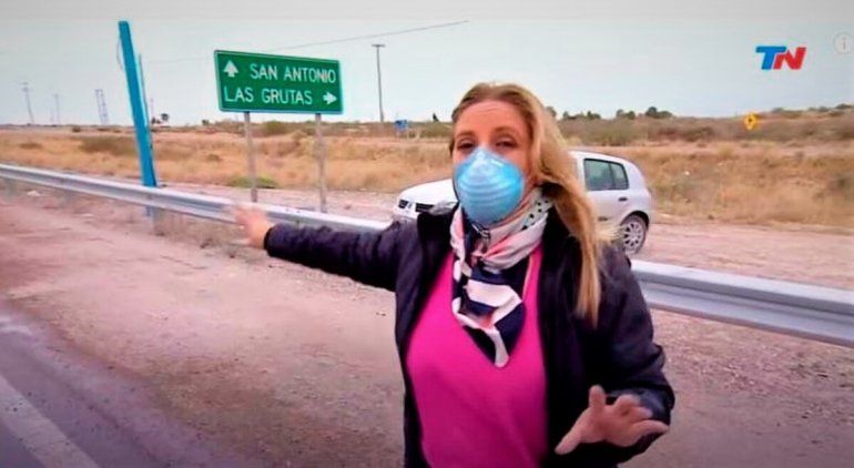 Rebotaron al equipo de TN en Las Grutas