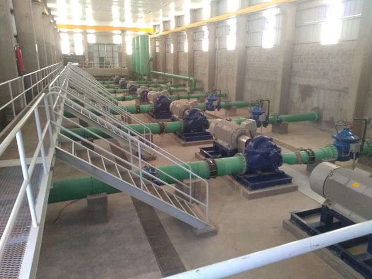 El sistema de bombeo de agua en Casa de Piedra, clave para definir la inversión. El sistema de bombeo de agua en Casa de Piedra, clave para definir la inversión.