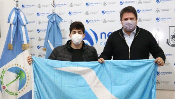 La bandera de la ciudad de Neuquén flameará en los Juegos Paralímpicos