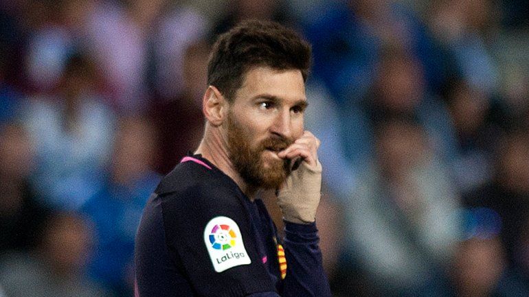 El lamento de Lio Messi y del Barcelona por la ocasión despilfarrada.