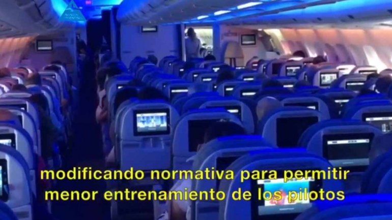 Aerolíneas denunció a uno de los gremios por el comunicado en pleno vuelo