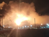 El incendio podía verse a varios kilómetros de distancia. Foto: Gentileza Centenario Digital