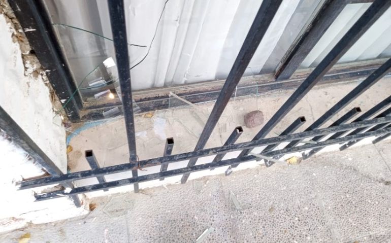 Santa Cruz: destrozos en el despacho del concejal de Pico Truncado Jonathan Sandoval.