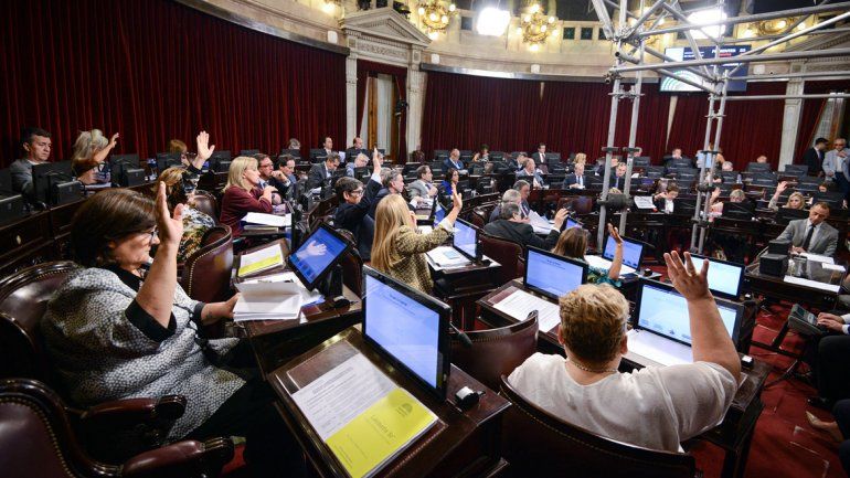 Los senadores más cercanos a Cristina votaron en contra o se abstuvieron.