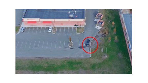 La siguió con un drone y descubrió que le era infiel