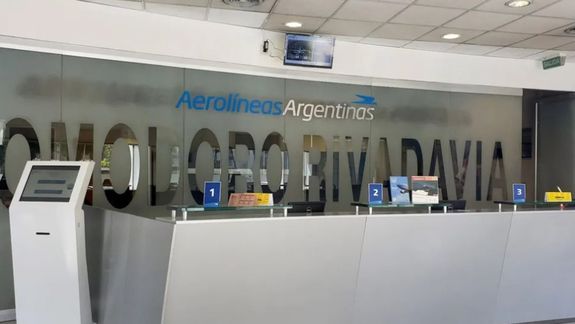 Aerolíneas Argentinas cerró su oficina de Comodoro Rivadavia.