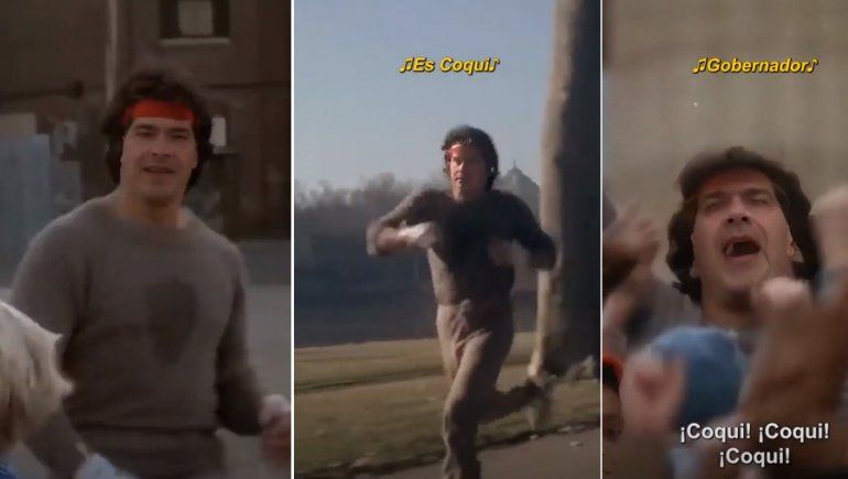 Capitanich a lo Rocky Balboa.