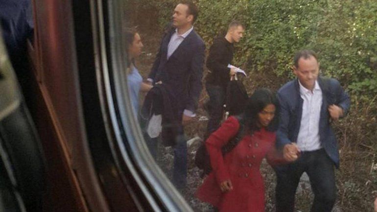 Hubo pánico en un vagón de un tren londinense: falsa alarma.