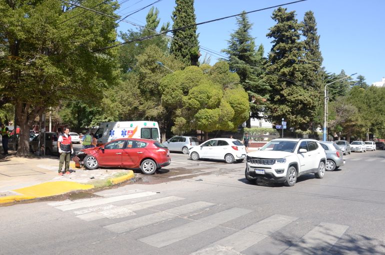 El accidente ocurrió en plena Avenida Argentina en la tarde del jueves / Foto