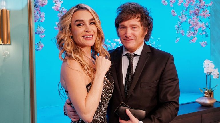 Fátima Florez y Javier Milei