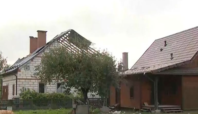 Medios de Polonia reportaron daños leves provocados por algunos de los drones rusos en el este del país. Medios de Polonia reportaron daños leves provocados por algunos de los drones rusos en el este del país.