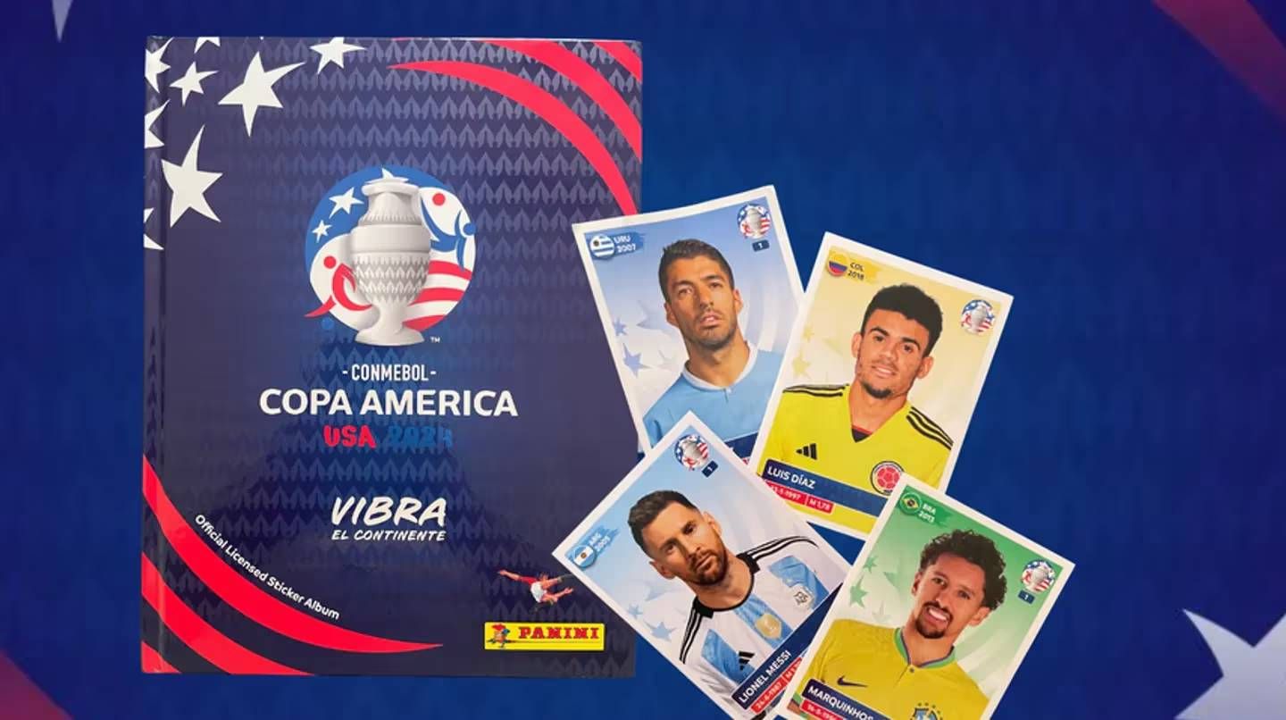 Álbum de figuritas Copa América 2024. Foto: Instagram.