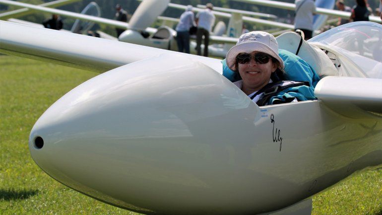 Lista para salir a competir