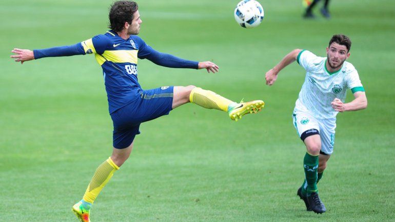 Gago salió a los 17 minutos del ST. Jugó en el partido que la Reserva le ganó a Sarmiento de Junín por 2-0. Se había roto el tendón de Aquiles.&nbsp;