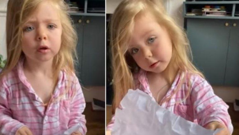 Niña es viral por criticar a su madre al encontrar su dibujo en la papelera.