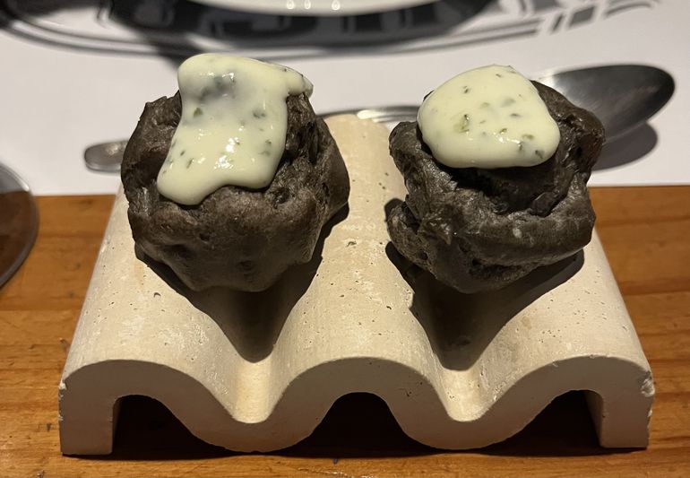 Bombas de trucha deliciosas. Parte del Menú en Del Sur Bombas de trucha deliciosas. Parte del Menú en Del Sur