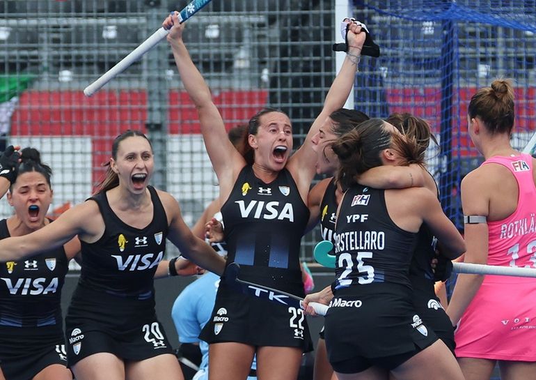 Triunfazo agónico de Las Leonas ante Alemania en el Mundial