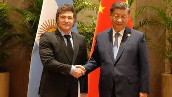 Javier Milei y Xi Jinping