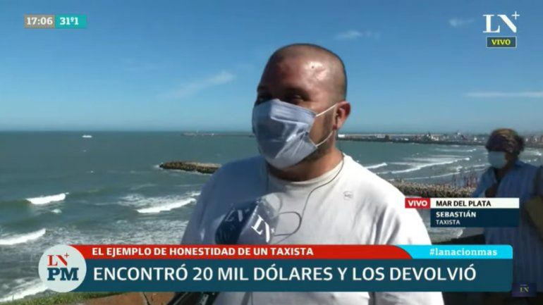 Mar del Plata: olvidaron 20.000 dólares en una taxi y el conductor los devolvió