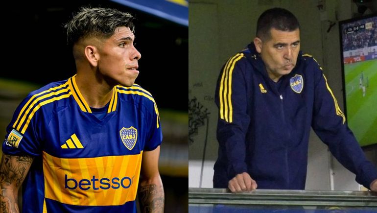 La bronca de Riquelme con el chileno Palacios: cómo fue la reunión en Boca