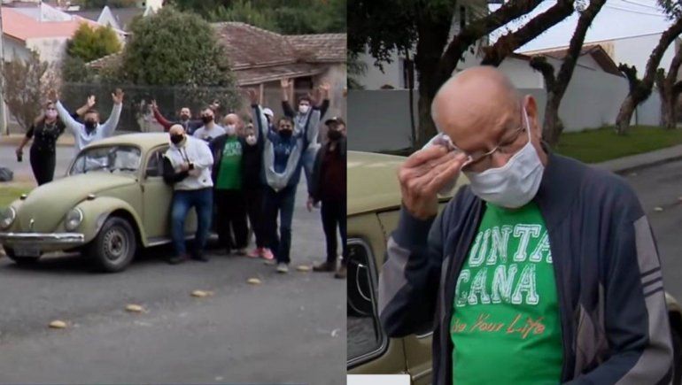 Viral: profesor jubilado vende su auto y exalumnos lo compran para devolvérselo.