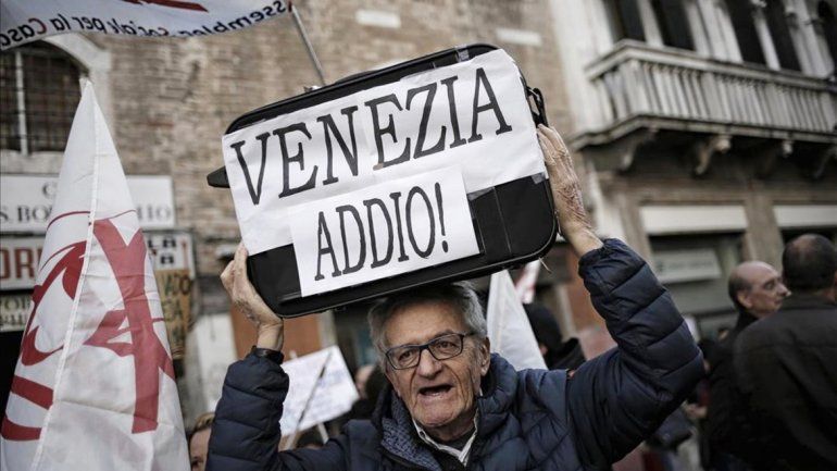 En el último año fueron a Venecia unos 24 millones de turistas.