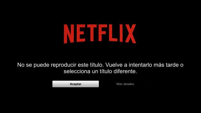 Netflix: así solucionás el error de reproducción de títulos