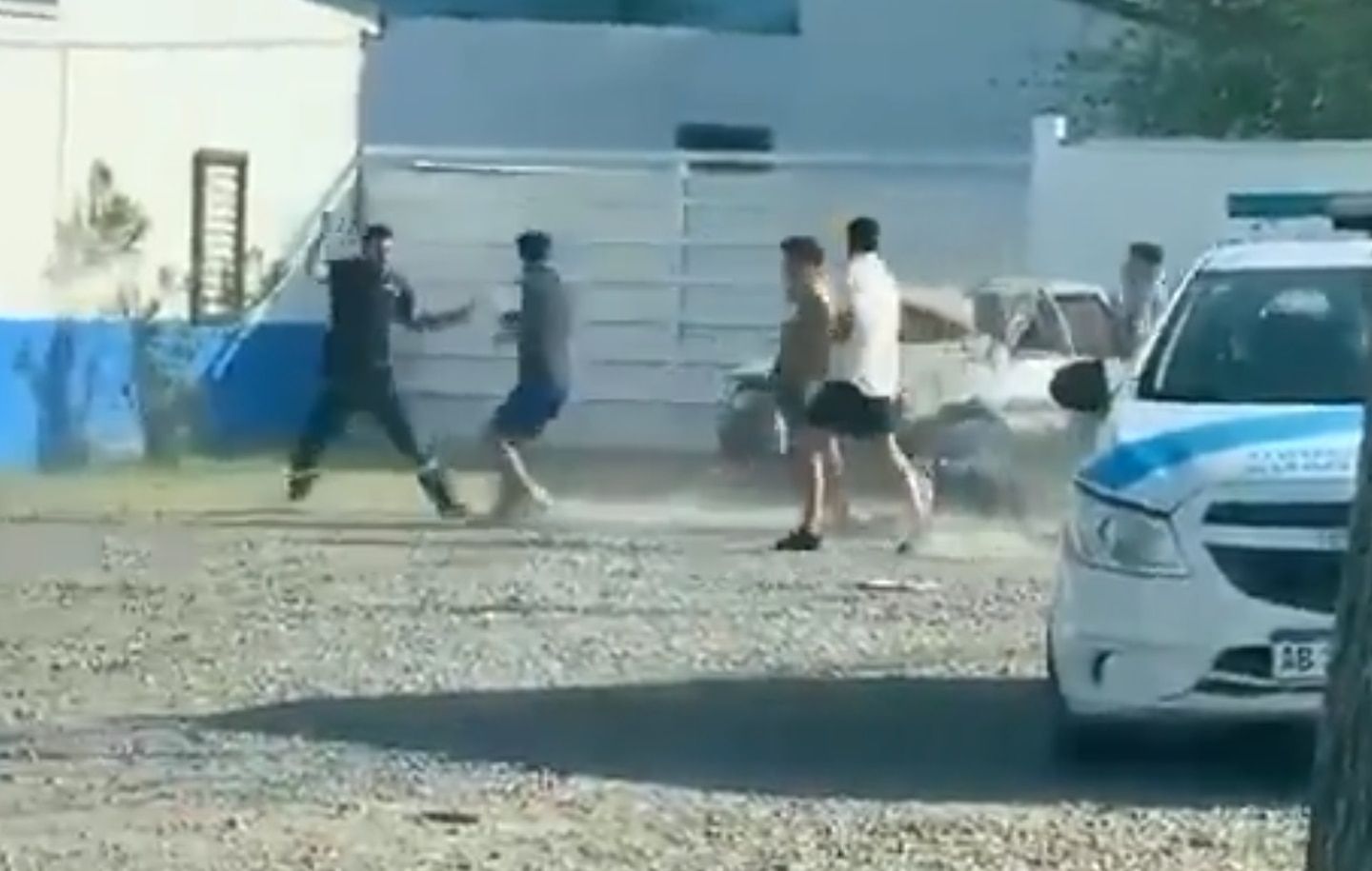 Inspectores y conductores se agarraron a las piñas por una infracción de tránsito