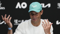 Rafael Nadal, tan impecable en la cancha como en la conferencia de prensa.