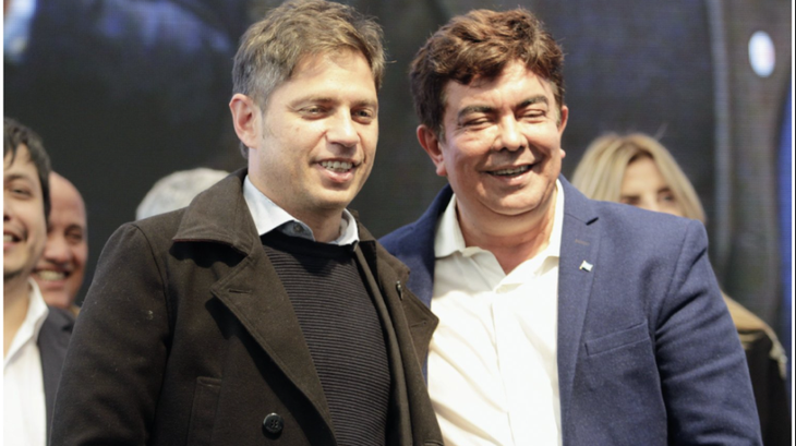 El Gobernador Kicillof junto a su socio político, el procesado Fernando Espinoza. El Gobernador Kicillof junto a su socio político, el procesado Fernando Espinoza.