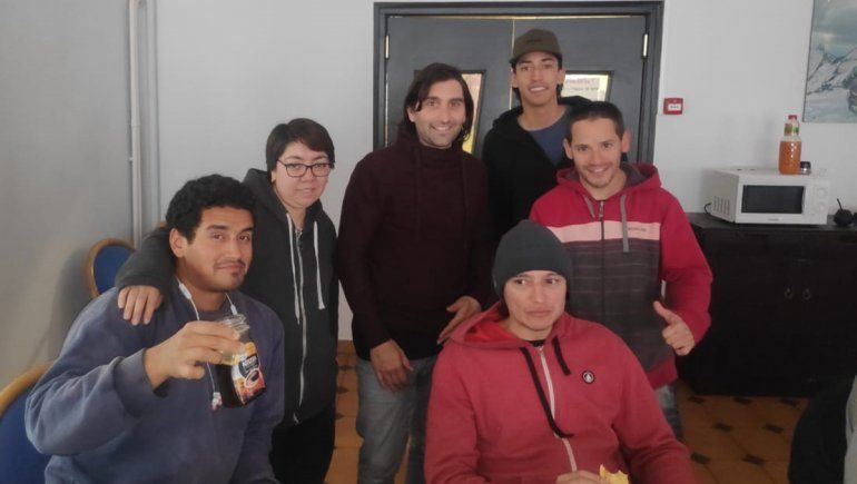 Algunos de los neuquinos varados en Andorra hace m&aacute;s de un mes.