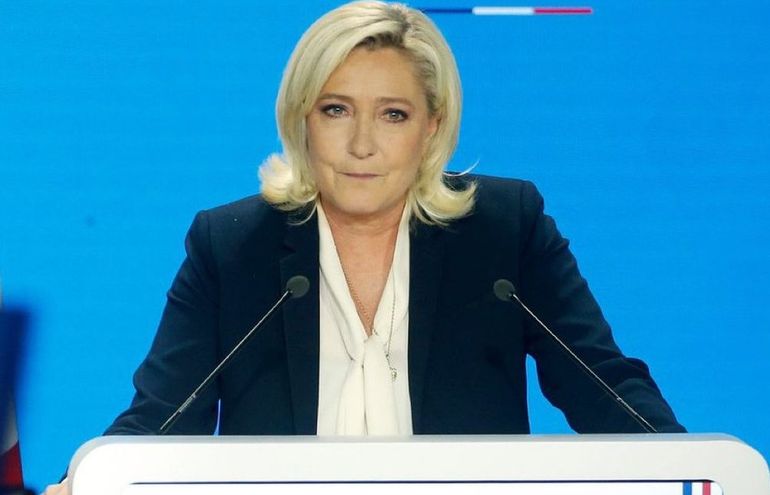 Marine Le Pen, líder de la extrema derecha francesa.