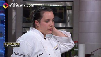 dana destrozo a el gran premio de la cocina: me boludearon dana destrozo a el gran premio de la cocina: me boludearon