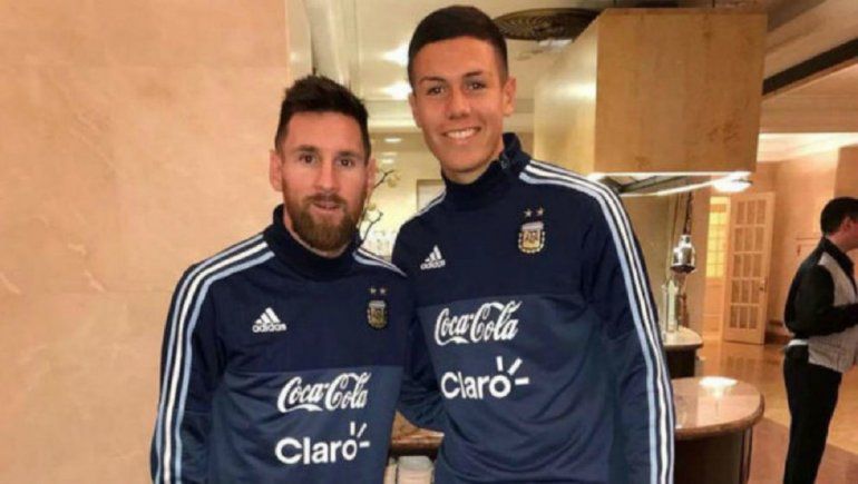 Nahuén Pérez el que resuena dentro de River junto al gran Leo Messi.