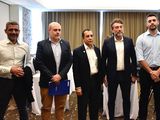 El encuentro con funcionarios de Brasil fue encabezado por el ministro Jefe de Gabinete de la provincia, Sebastián González.