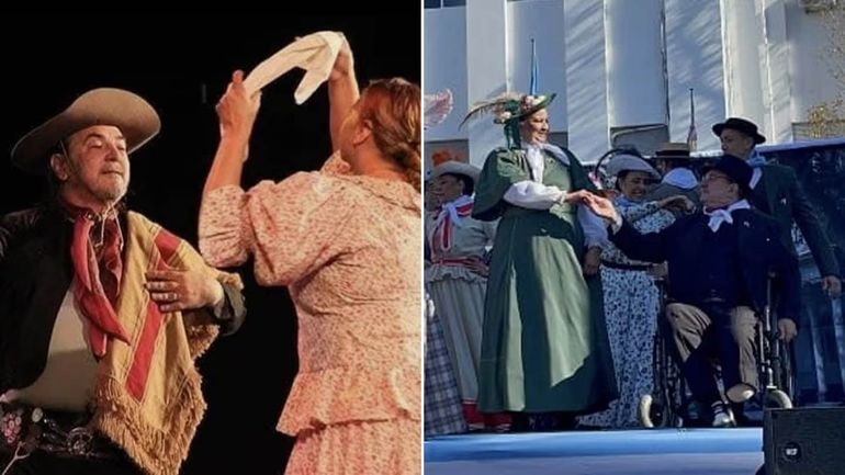 El padre era bailarín folclórico pero desde que le amputaron la pierna