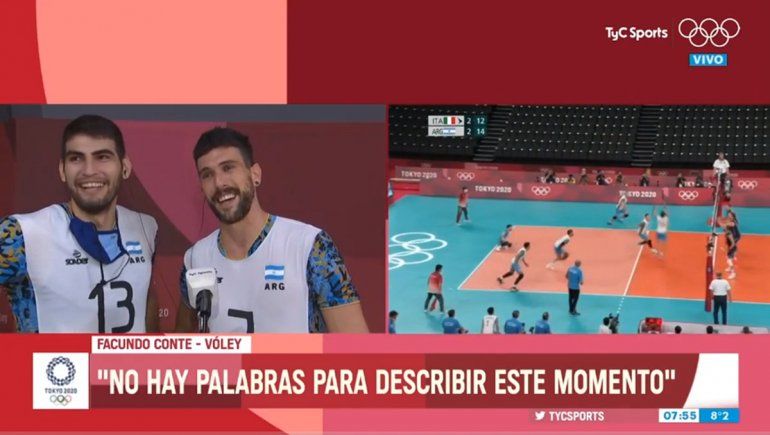 El Heredero, Facu Conte, rompió en llanto tras el triunfo ante Italia