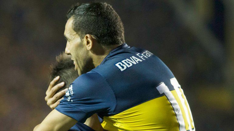 Tevez ayer entrenó normal y estará ante Tigre.