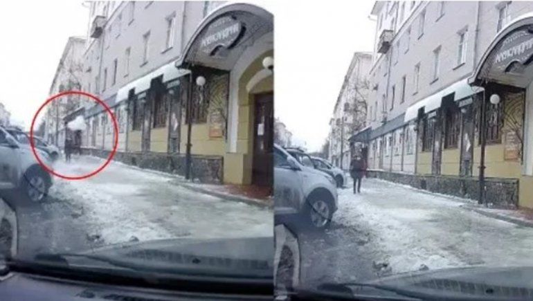 El impresionante video circuló en Twitter