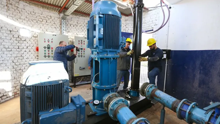 Las bombas de agua del EPAS para reforzar el servicio en la ciudad