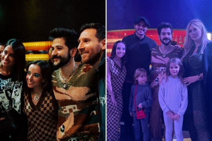 Messi y Antonela coincidieron con Wanda e Icardi en show: qué pasó y las fotos