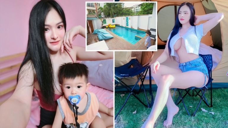 Mientras posaba para OnlyFans, su hijo se ahogó en la pileta