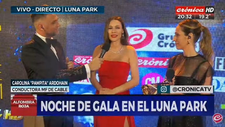 Las exigencias de Pampita para los Martín Fierro de Cable