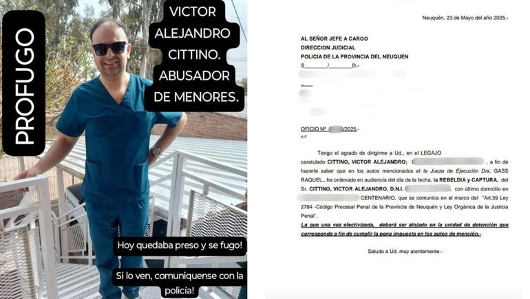 El radiólogo fue condenado por abuso sexual y debía empezar a cumplir la pena.